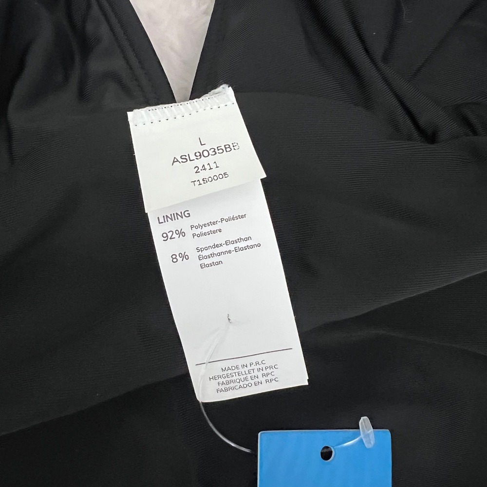 Cupshe Womens Black Ruched V-Neck One Piece Swimsuit Size Large  NWT - Picture 7 of 12